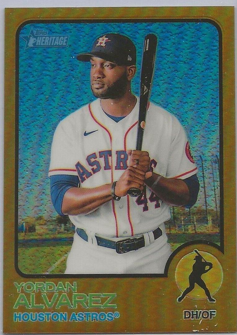 Yordan Alvarez [Chrome Gold Border Refractor] #189