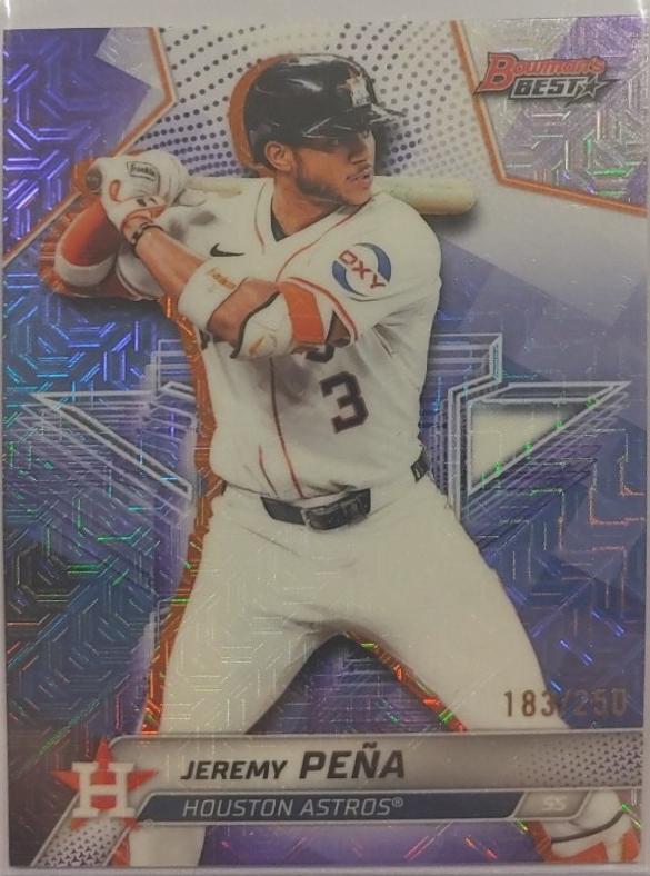 Jeremy Pena [Purple Mojo Refractor] #34