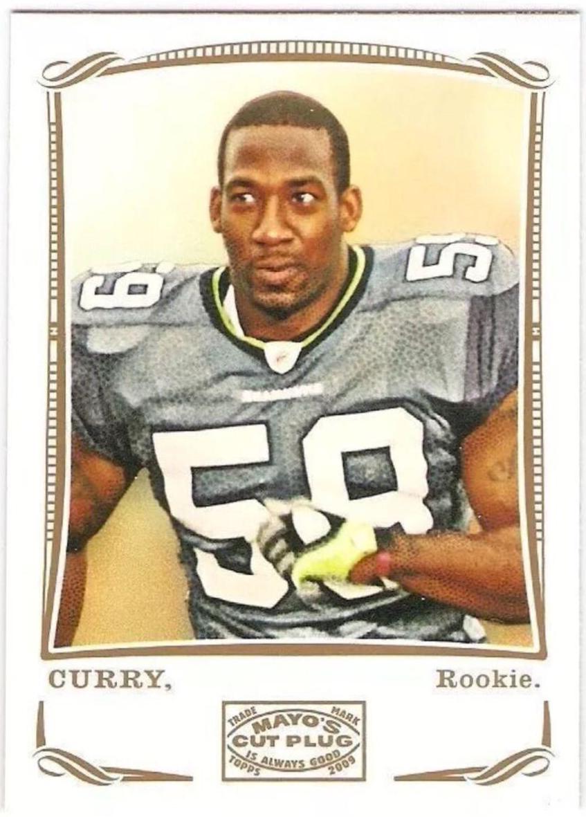 Aaron Curry #2 Football Cards 2009 Topps Mayo