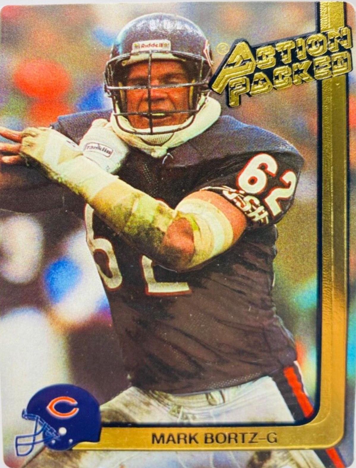 Mark Bortz #23 Football Cards 1991 Action Packed