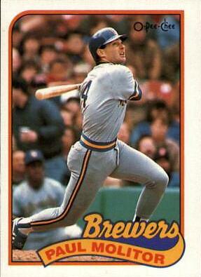 Paul Molitor #110 Baseball Cards 1989 O Pee Chee