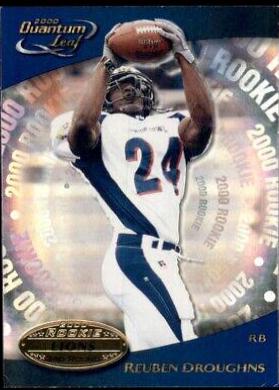 Reuben Droughns #337 Football Cards 2000 Quantum Leaf