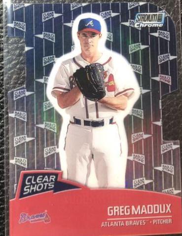Greg Maddux #CS5 Baseball Cards 2000 Stadium Club Chrome Clear Shots