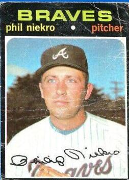 Phil Niekro #30 Baseball Cards 1971 O Pee Chee