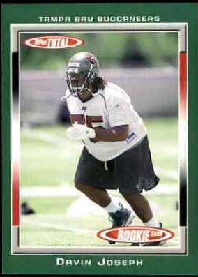 Davin Joseph #468 Football Cards 2006 Topps Total