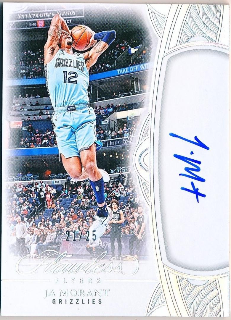Ja Morant #1 2024 Panini Flawless Flyers Autograph Basketball