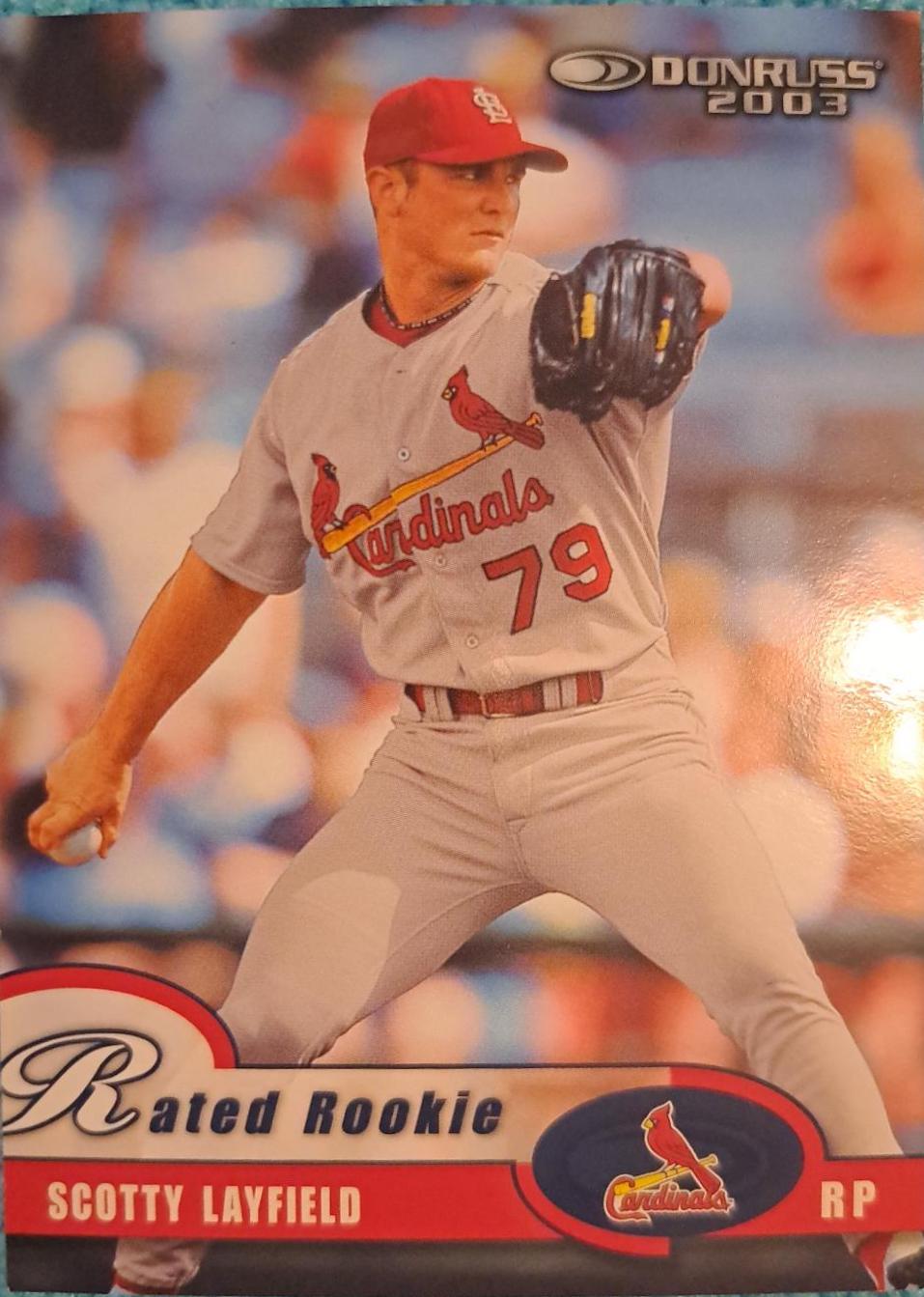 Scotty Layfield #60 Baseball Cards 2003 Donruss