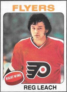 Reg Leach #166 Hockey Cards 1975 Topps
