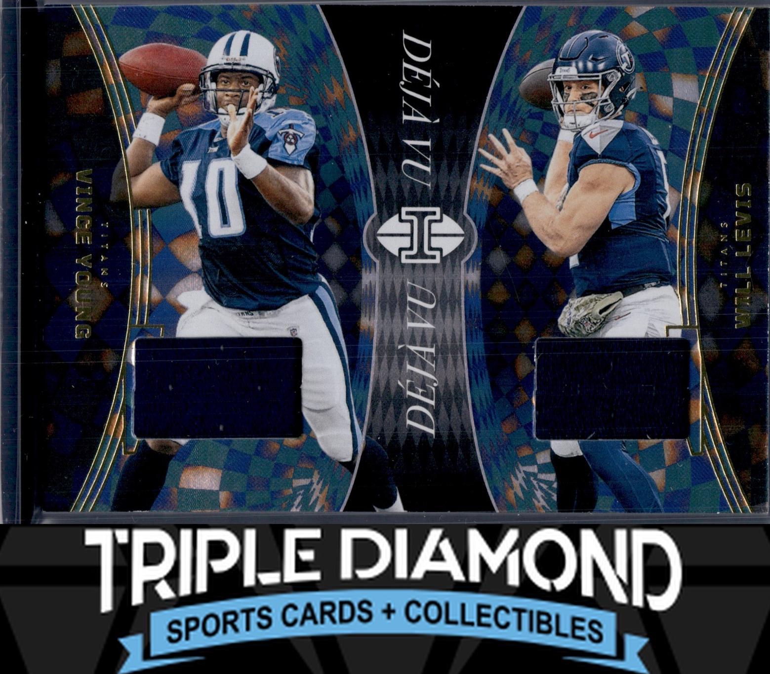 Vince Young / Will Levis #3 Football Cards 2024 Panini Illusions Deja Vu