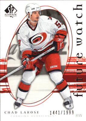 Chad Larose #256 Hockey Cards 2005 SP Authentic