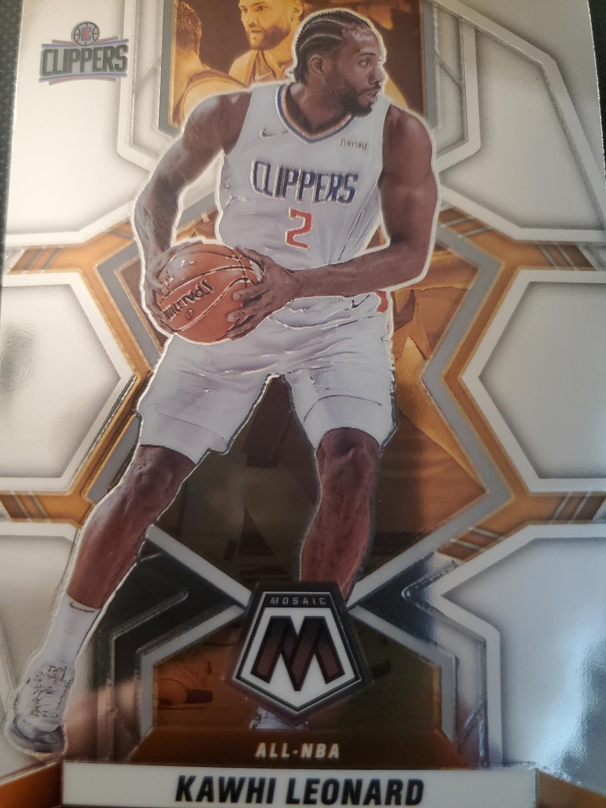 Kawhi Leonard #285 Basketball Cards 2021 Panini Mosaic