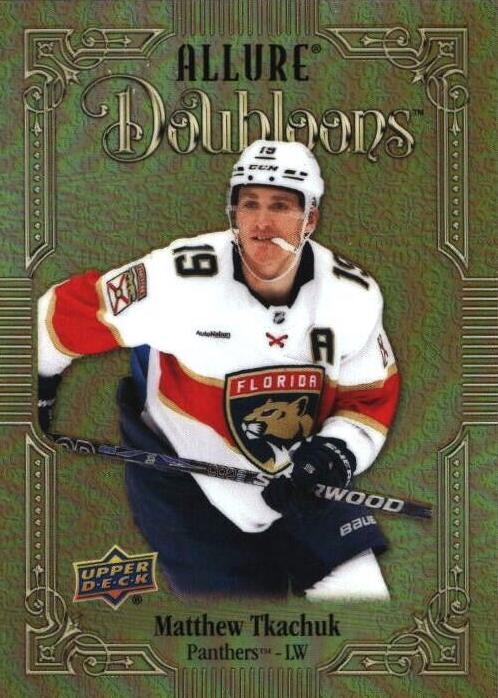Matthew Tkachuk #DB-8 Hockey Cards 2023 Upper Deck Allure Doubloons
