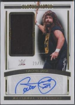 Cactus Jack #CF-CJK Wrestling Cards 2024 Panini National Treasures WWE Clutch Factor Signature