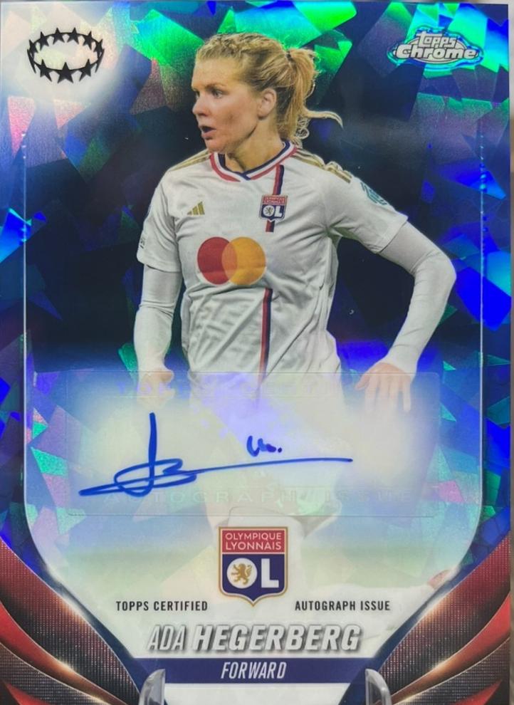 Ada Hegerberg #A-AH Soccer Cards 2023 Topps Chrome UWCL Autograph