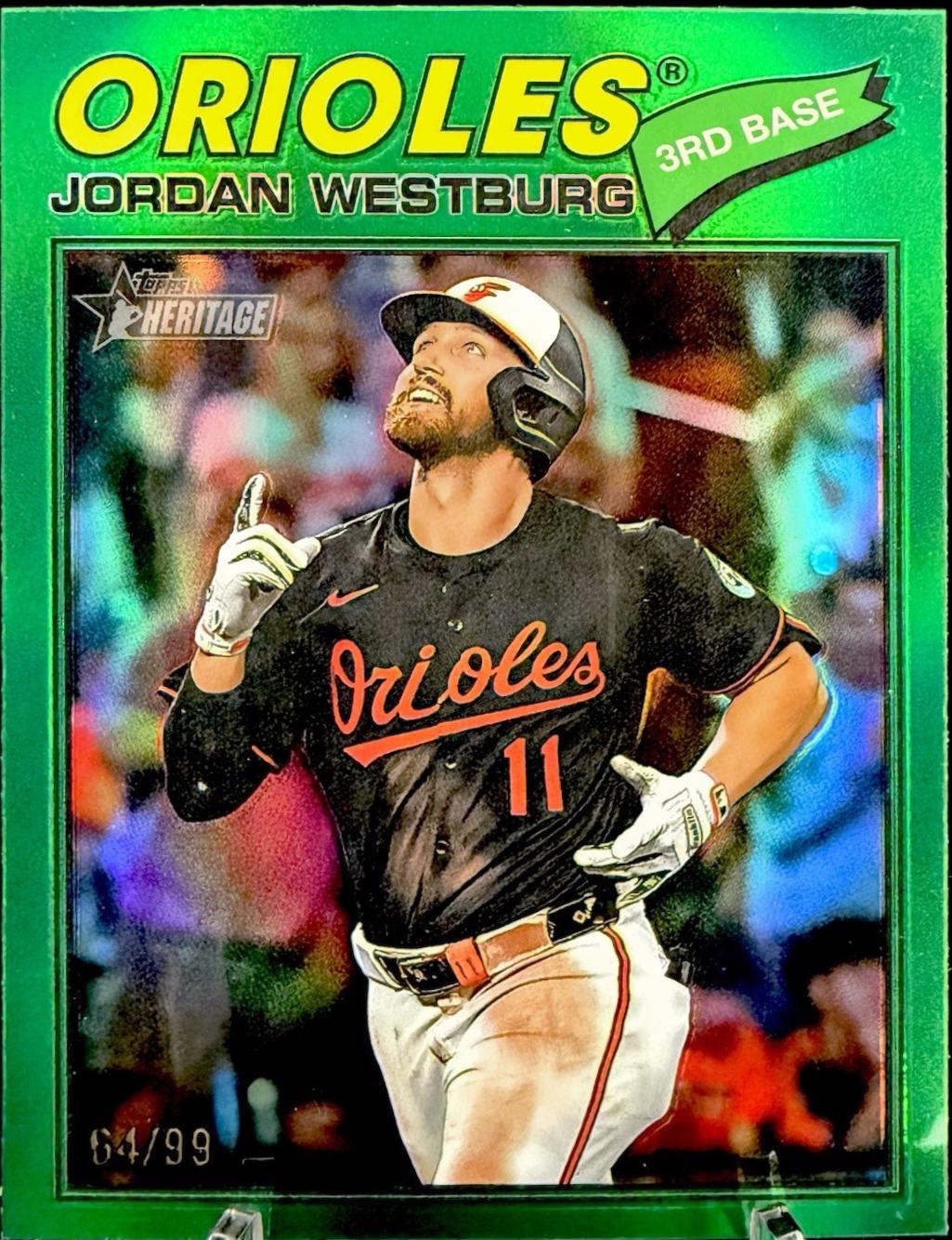 Jordan Westburg [Green Bordered Chrome] #184