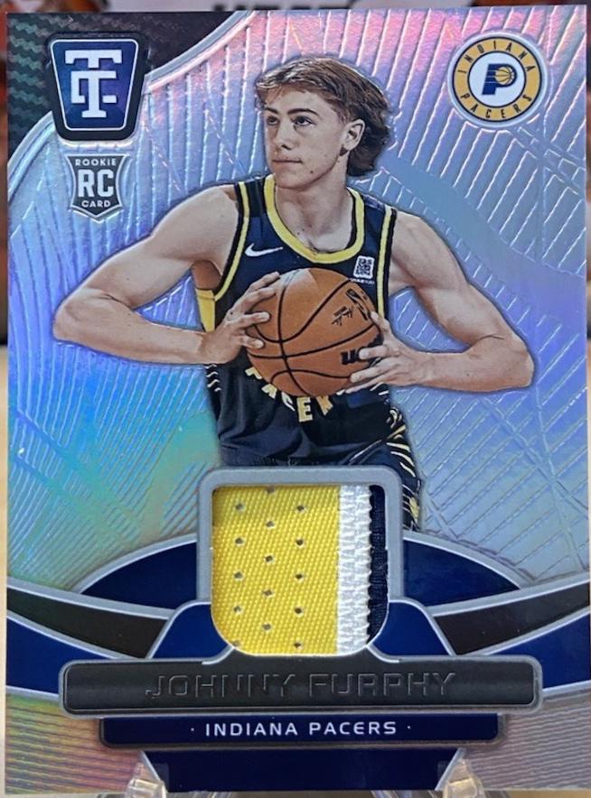 Johnny Furphy #TCM-JNF 2024-25 Panini Totally Certified Basketball Totally Certified Materials
