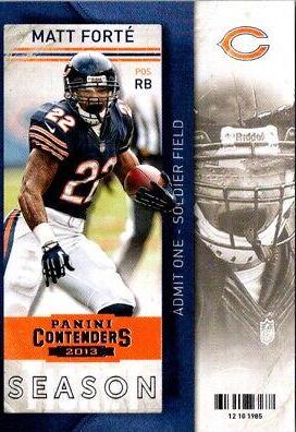 Matt Forte #7 Football Cards 2013 Panini Contenders