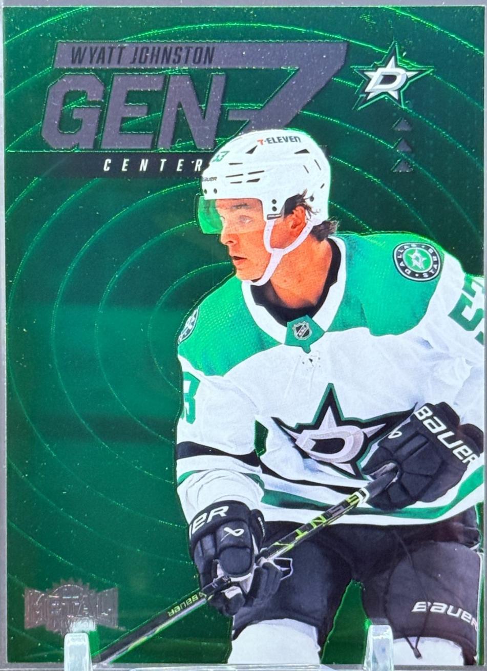 Wyatt Johnston #GZ-13 Hockey Cards 2024 SkyBox Metal Universe Gen Z