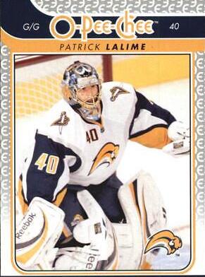 Patrick Lalime #3 Hockey Cards 2009 O Pee Chee