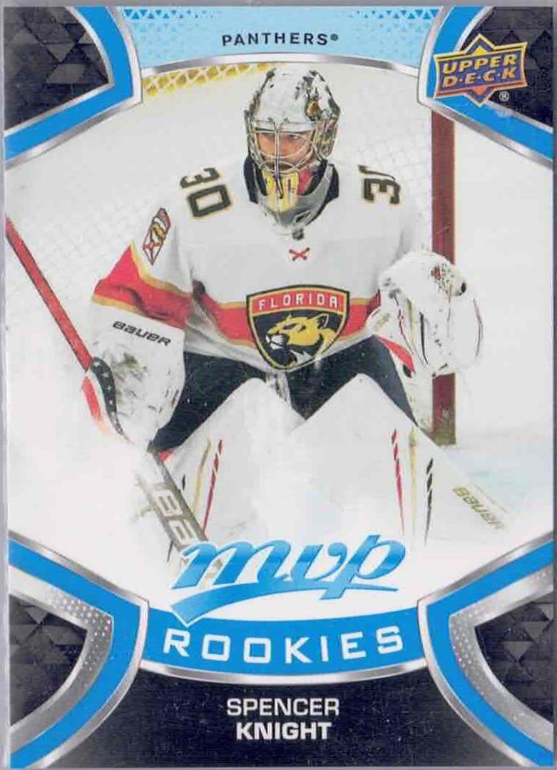 Spencer Knight #242 Hockey Cards 2021 Upper Deck MVP