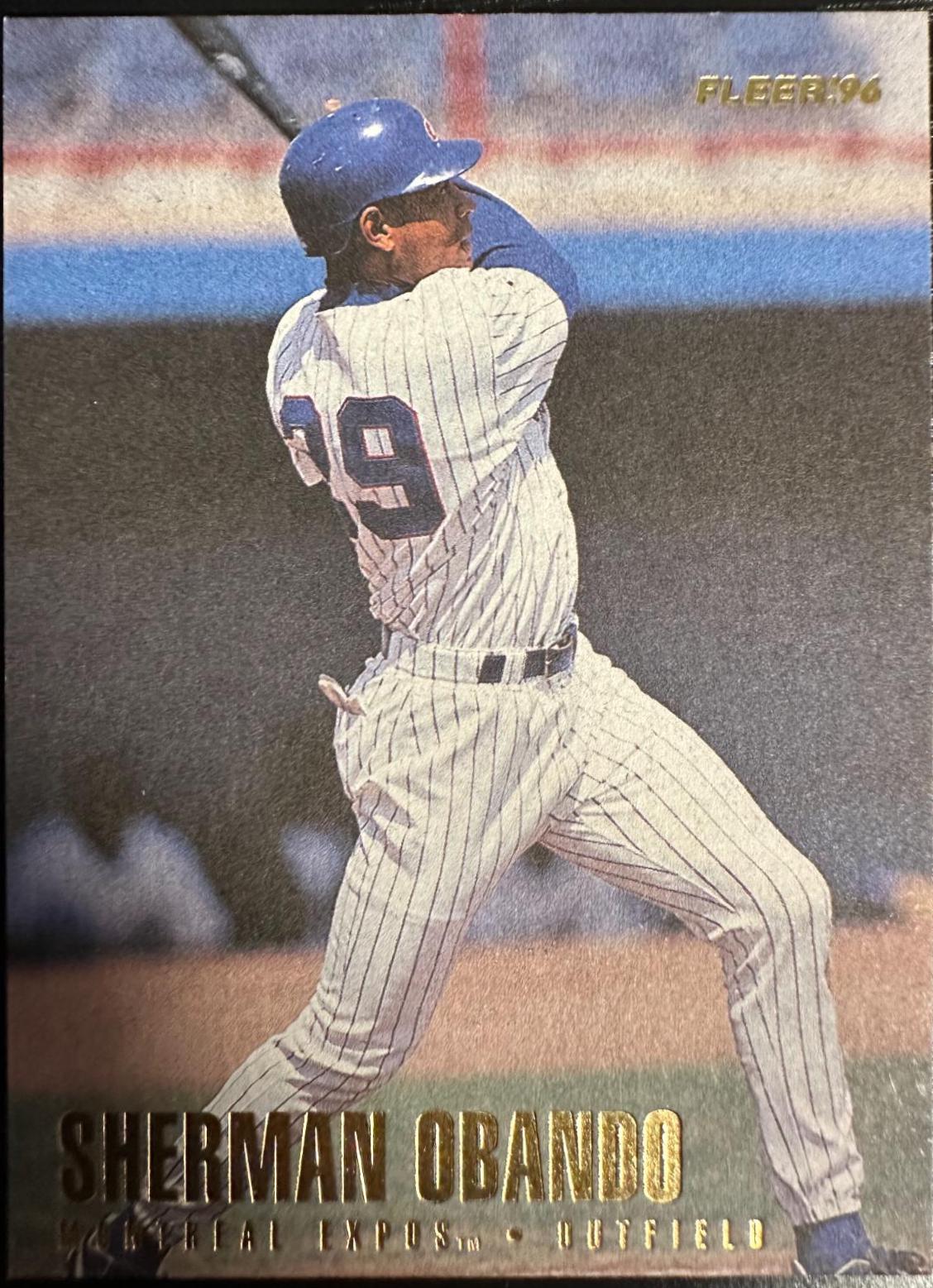 Sherman Obando #U149 Baseball Cards 1996 Fleer Update