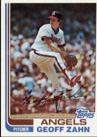 1982 Topps Geoff Zahn #229 card