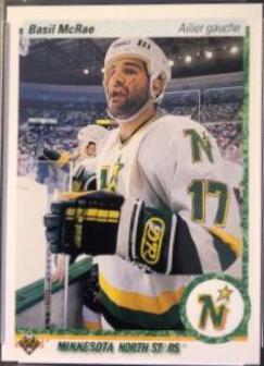 Basil McRae #30 Hockey Cards 1990 Upper Deck French