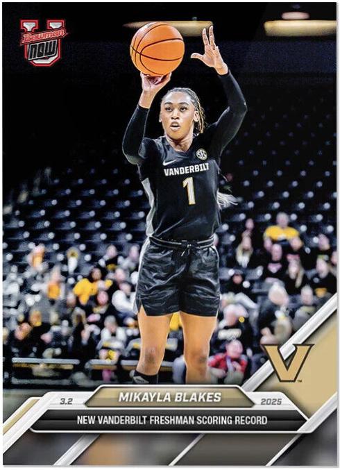 Mikayla Blakes #79 2024-25 Bowman U Now Basketball