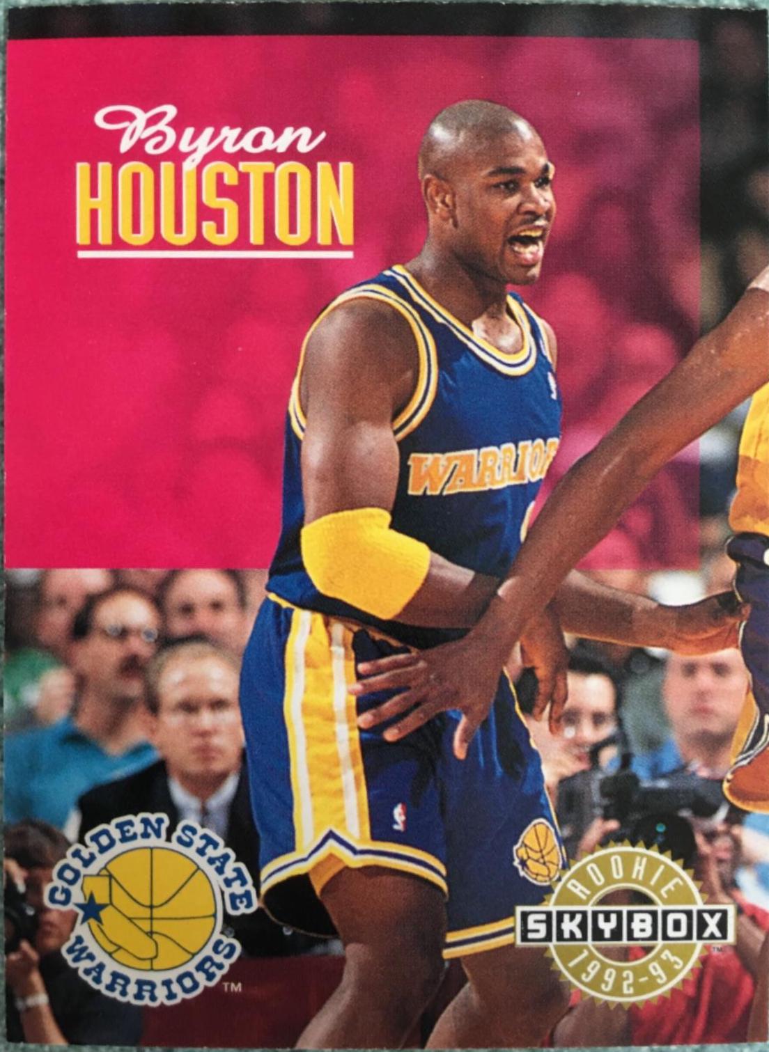 Byron Houston #341 Basketball Cards 1992 Skybox