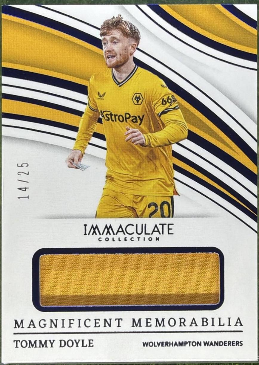 Tommy Doyle #MG-TD 2023 Panini Immaculate Magnificent Memorabilia Soccer