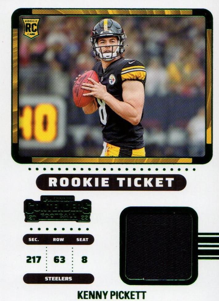 Kenny Picket #RTS-KPI 2022 Panini Contenders Rookie Ticket Swatches Football