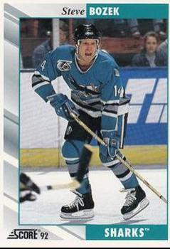 Steve Bozek #37 Hockey Cards 1992 Score