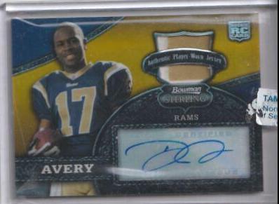 Donnie Avery #163 2008 Bowman Sterling Football