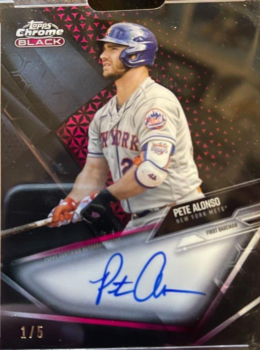 Pete Alonso [Red Refractor] #CBA-PA