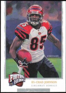 Chad Johnson #21 Football Cards 2008 Upper Deck Heroes