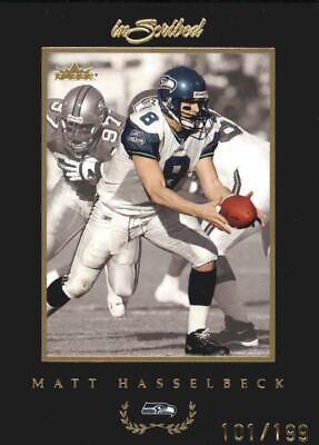 Matt Hasselbeck #23 2004 Fleer Inscribed Football