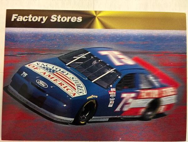 Factory Stores #134 Racing Cards 1994 Power Racing Pro Set NASCAR