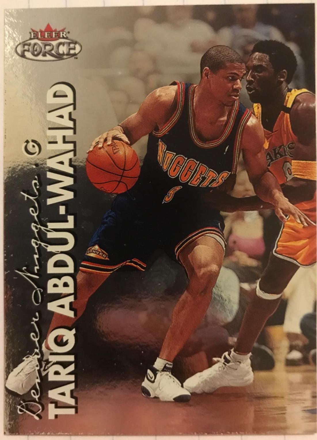 Tariq Abdul-Wahad #29 Basketball Cards 1999 Fleer Force