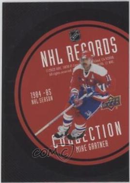 Mike Gartner #RB-13 Hockey Cards 2021 Upper Deck Record Collections