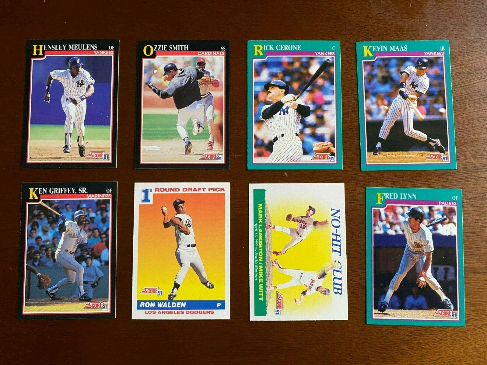 Kevin Maas #600 Baseball Cards 1991 Score