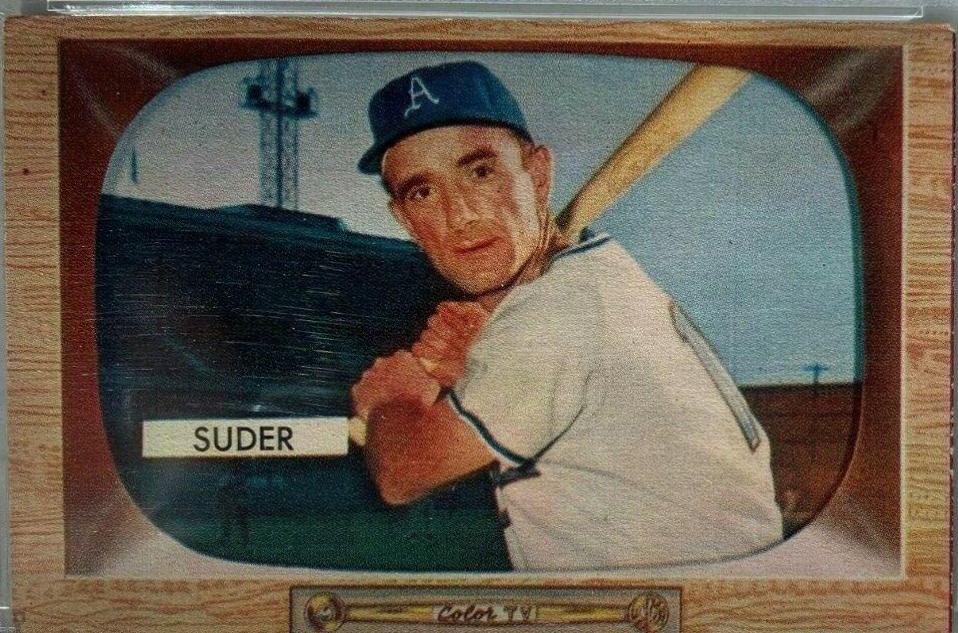 Pete Suder #6 Baseball Cards 1955 Bowman