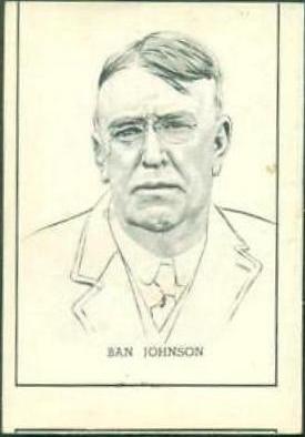 Ban Johnson Baseball Cards 1950 Callahan Hall of Fame