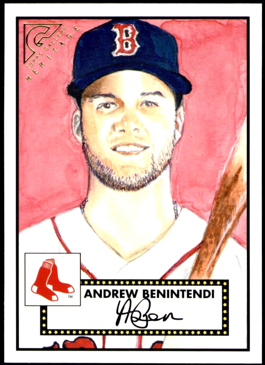 Andrew Benintendi #H-14 Baseball Cards 2018 Topps Gallery Heritage