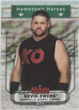 Kevin Owens #HH-22 Wrestling Cards 2019 Topps WWE RAW Hometown Heroes