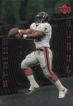 Jamal Anderson #SF1 Football Cards 1999 Upper Deck Strike Force