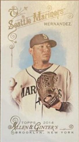 Felix Hernandez #34 2014 Topps Allen & Ginter Baseball