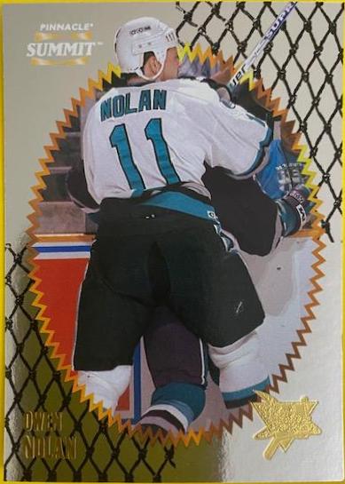 Owen Nolan #45 Hockey Cards 1996 Pinnacle Summit