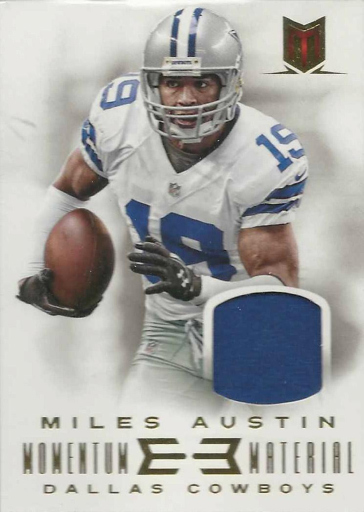 Miles Austin #18 Football Cards 2013 Panini Momentum Material