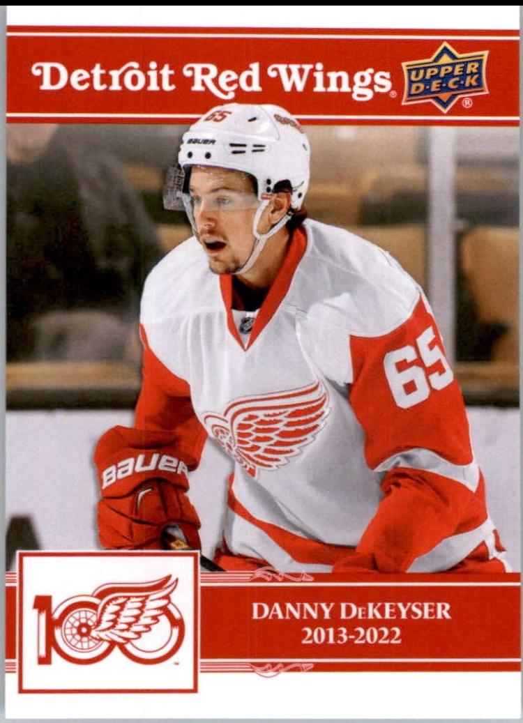 Danny DeKeyser #11 2025-26 Upper Deck Detroit Red Wings Centennial Hockey