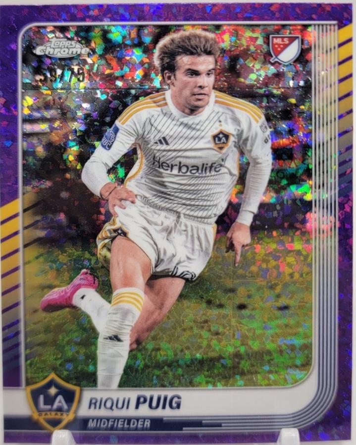 Riqui Puig [Purple Mini-Diamonds Refractor] #93